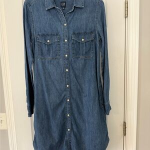 GAP Denim Shirt Dress